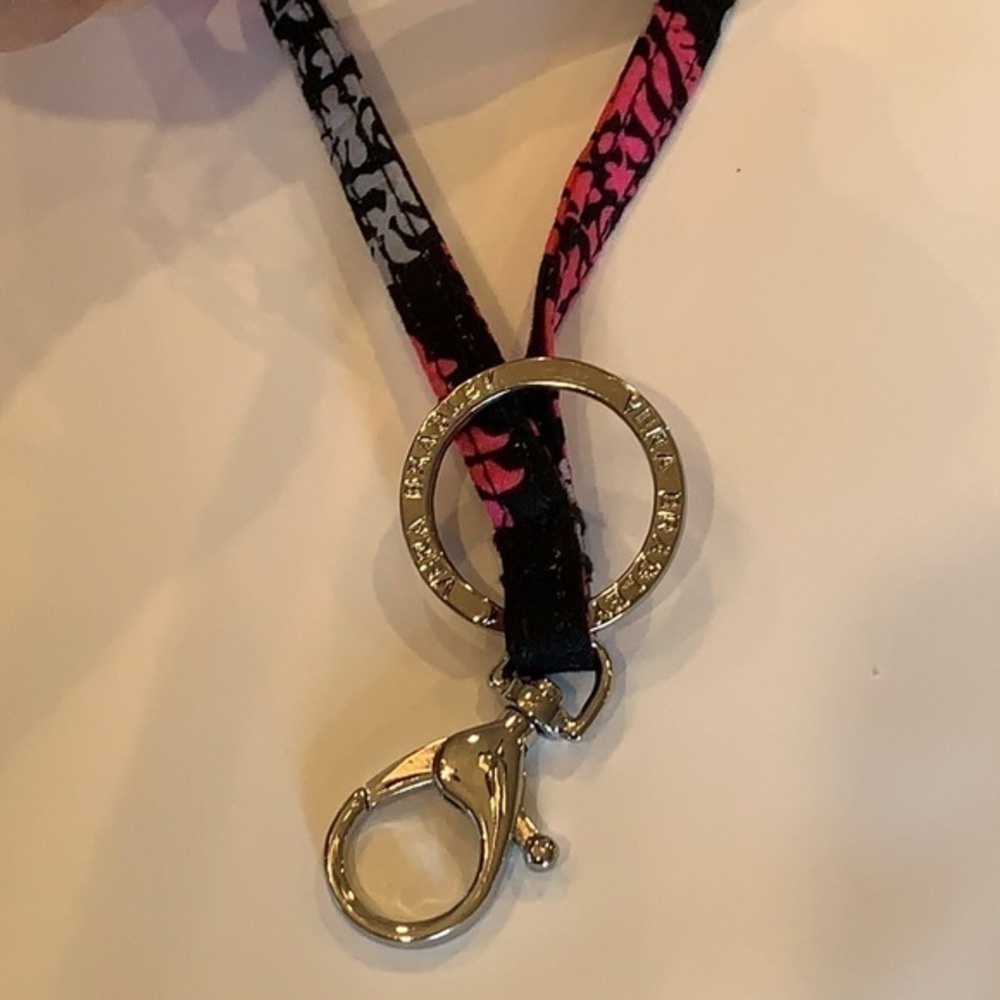 Vera Bradley lanyard cord holder charm key chain